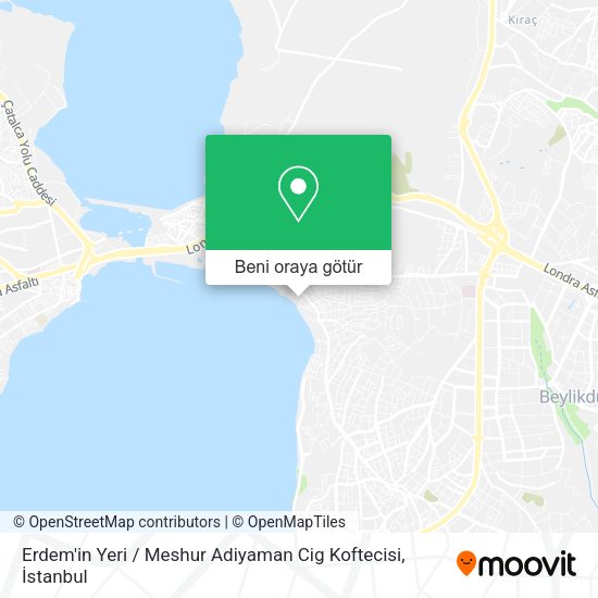 Erdem'in Yeri / Meshur Adiyaman Cig Koftecisi harita