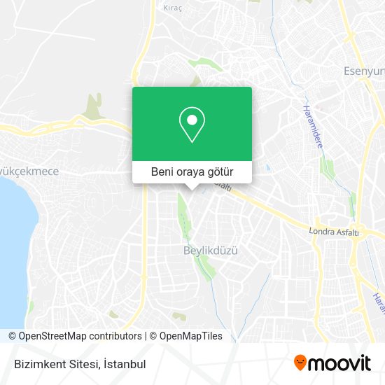 Bizimkent Sitesi harita