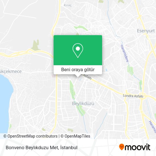 Bonveno Beylıkduzu Met harita