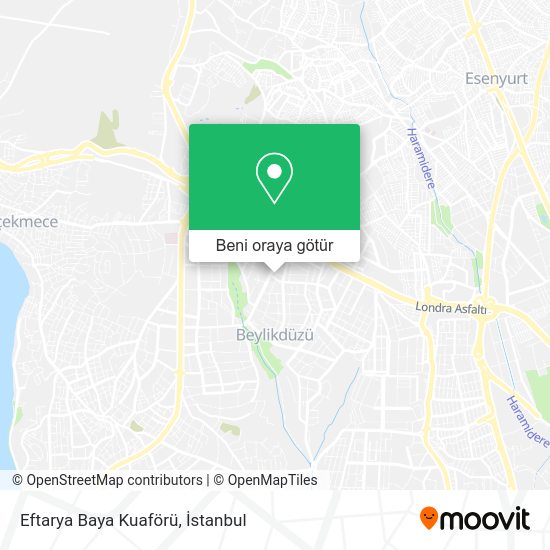 Eftarya Baya Kuaförü harita