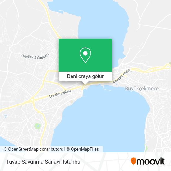 Tuyap Savunma Sanayi harita
