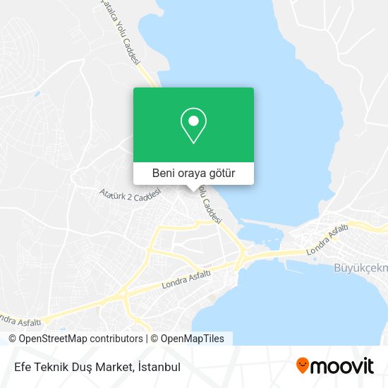 Efe Teknik Duş Market harita
