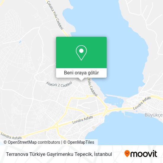 Terranova Türkiye Gayrimenku Tepecik harita
