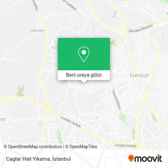Caglar Hali Yikama harita