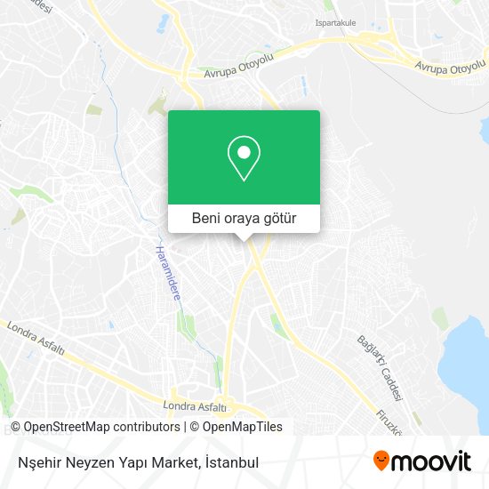 Nşehir Neyzen Yapı Market harita