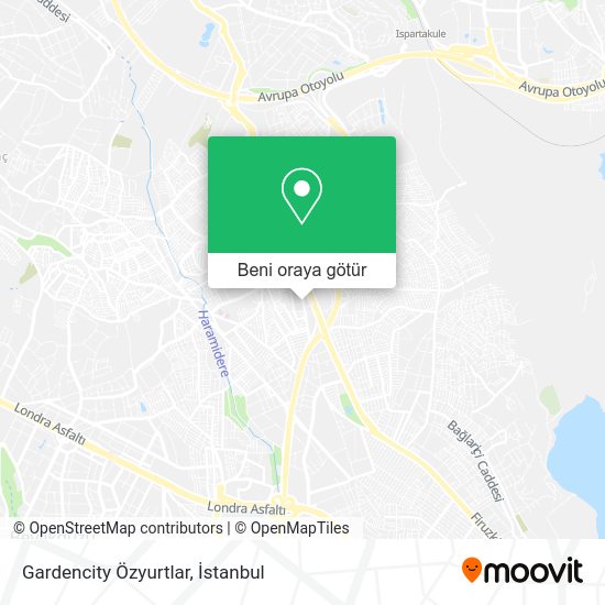 Gardencity Özyurtlar harita