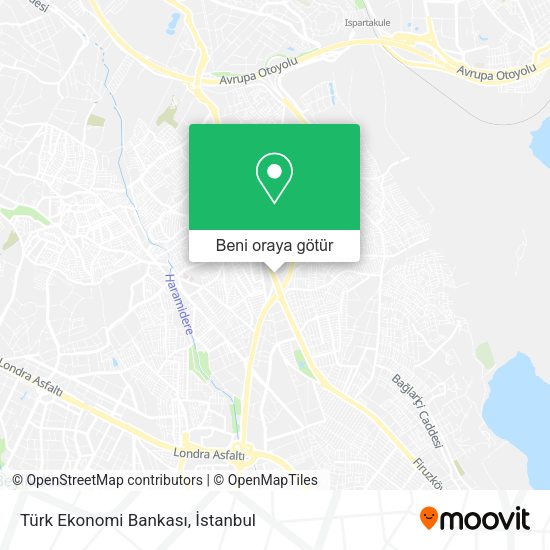 Türk Ekonomi Bankası harita