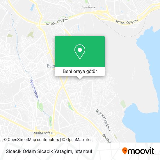 Sicacik Odam Sicacik Yatagim harita