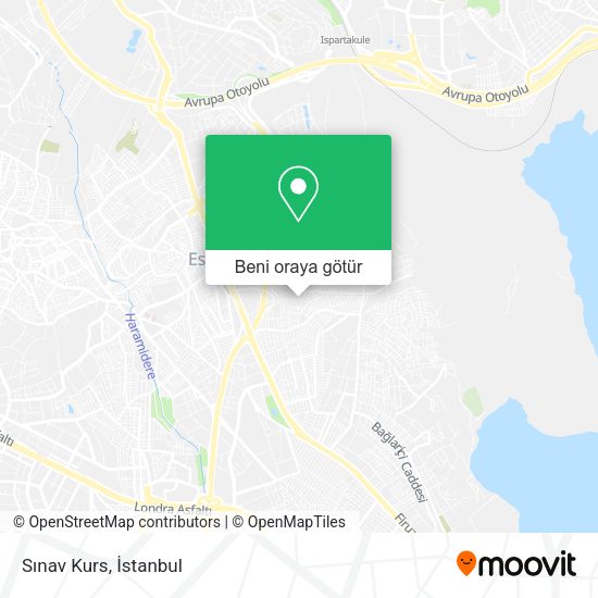 Sınav Kurs harita
