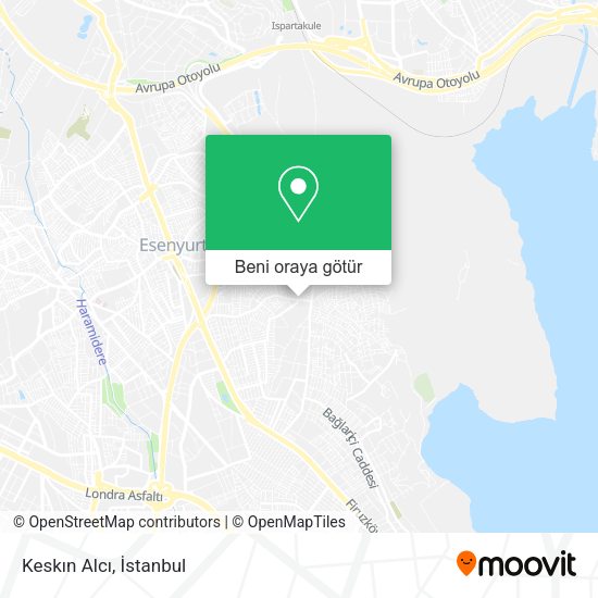 Keskın Alcı harita