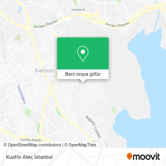 Kuaför Alev harita