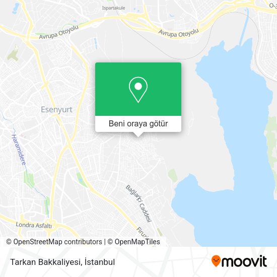 Tarkan Bakkaliyesi harita