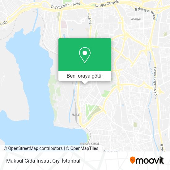 Maksul Gıda Insaat Gıy harita