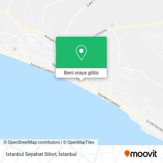 Istanbul Seyahat Silivri harita