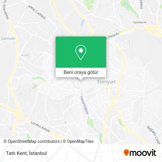 Tatlı Kent harita