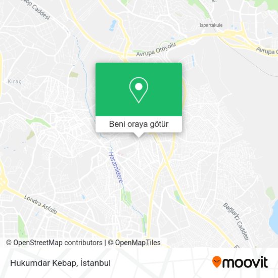 Hukumdar Kebap harita