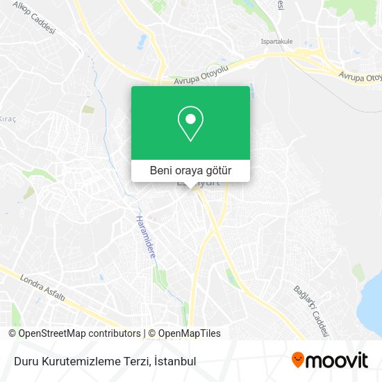 Duru Kurutemizleme Terzi harita
