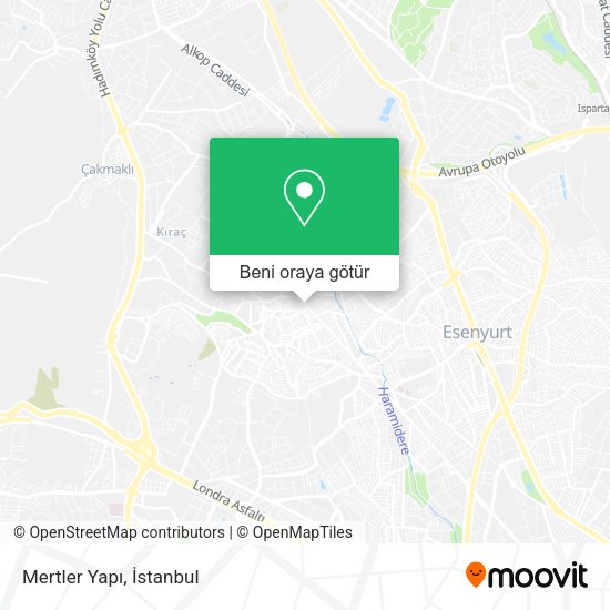 Mertler Yapı harita