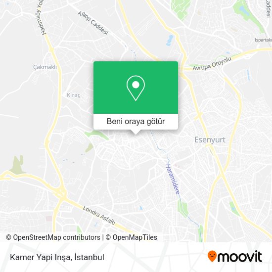 Kamer Yapi Inşa harita