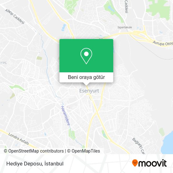 Hediye Deposu harita