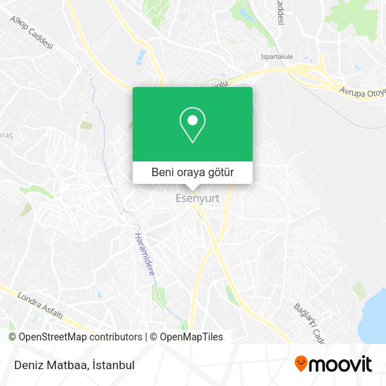Deniz Matbaa harita