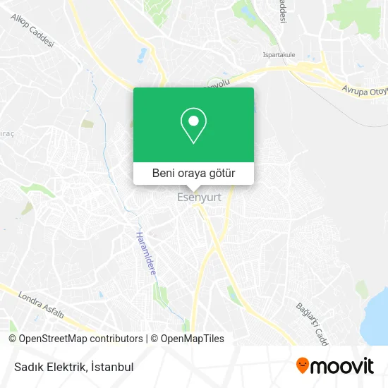Sadık Elektrik harita