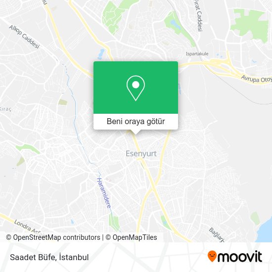 Saadet Büfe harita
