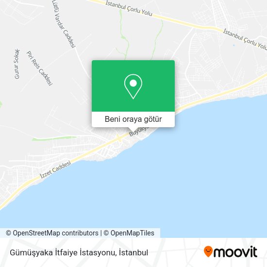 Gümüşyaka İtfaiye İstasyonu harita
