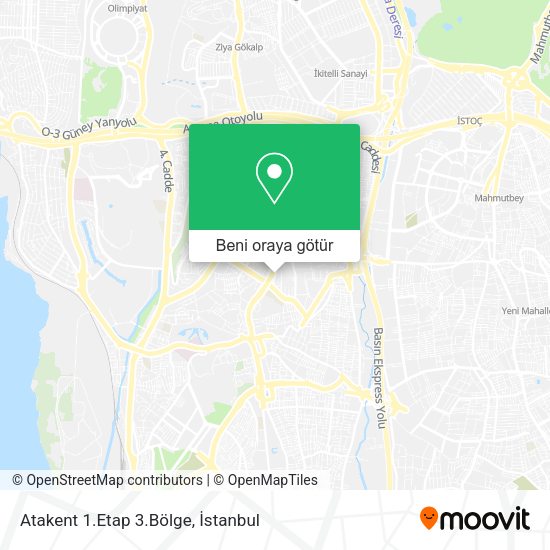 Atakent 1.Etap 3.Bölge harita