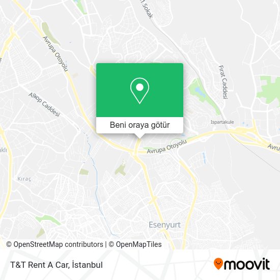 T&T Rent A Car harita