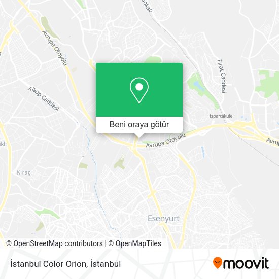 İstanbul Color Orion harita