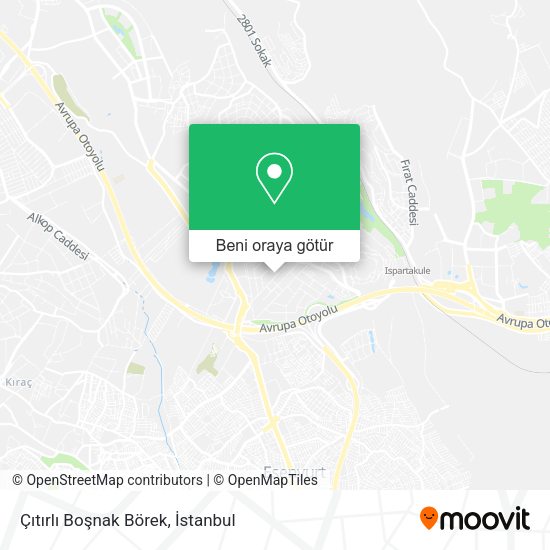 Çıtırlı Boşnak Börek harita
