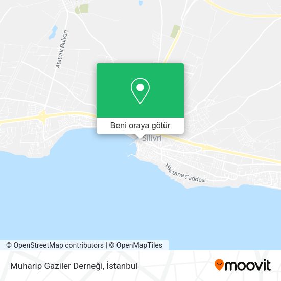 Muharip Gaziler Derneği harita