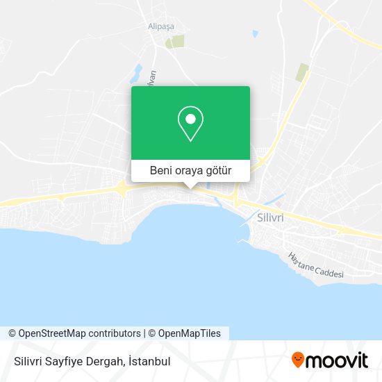 Silivri Sayfiye Dergah harita