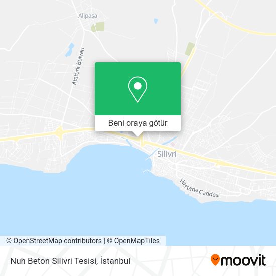 Nuh Beton Silivri Tesisi harita