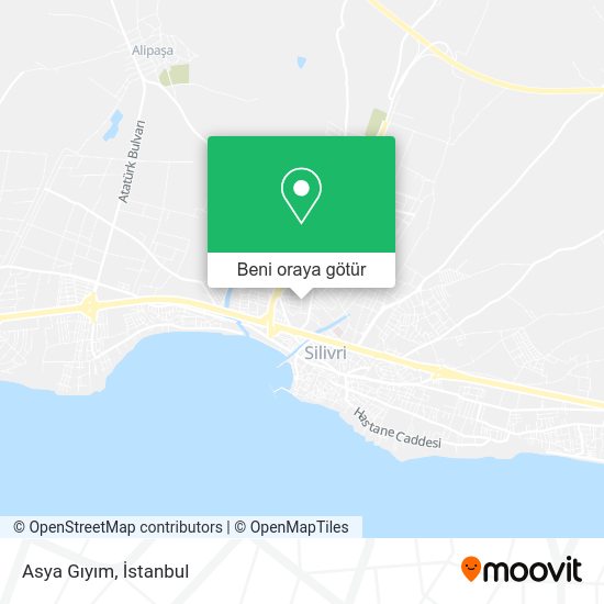 Asya Gıyım harita