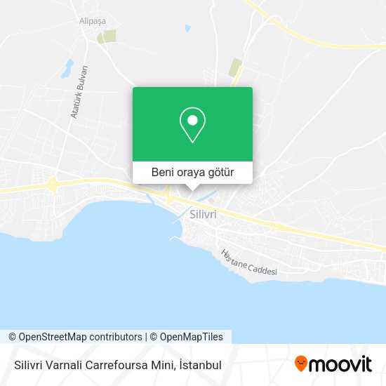 Silivri Varnali Carrefoursa Mini harita