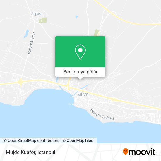 Müjde Kuaför harita