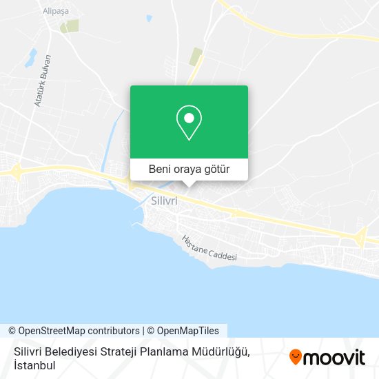 Silivri Belediyesi Strateji Planlama Müdürlüğü harita