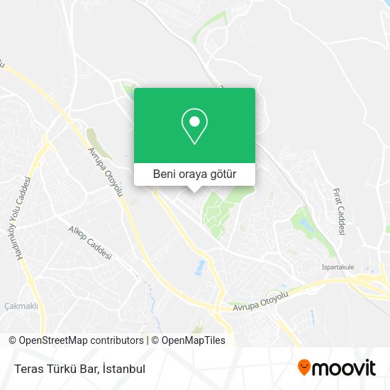 Teras Türkü Bar harita