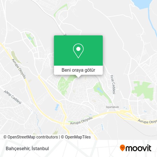 Bahçesehir harita