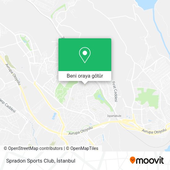 Spradon Sports Club harita