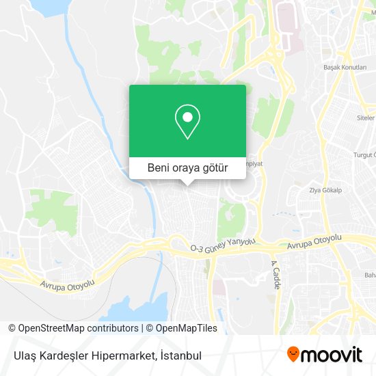 Ulaş Kardeşler Hipermarket harita
