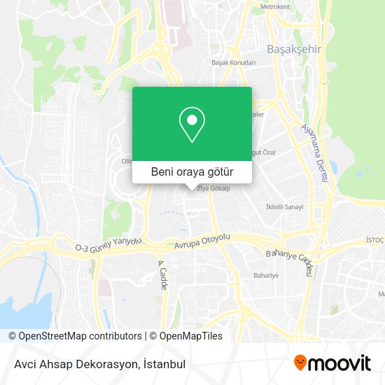 Avci Ahsap Dekorasyon harita