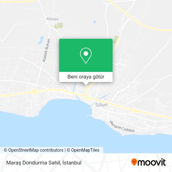 Maraş Dondurma Sahil harita