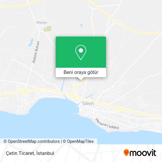 Çetin Ticaret harita