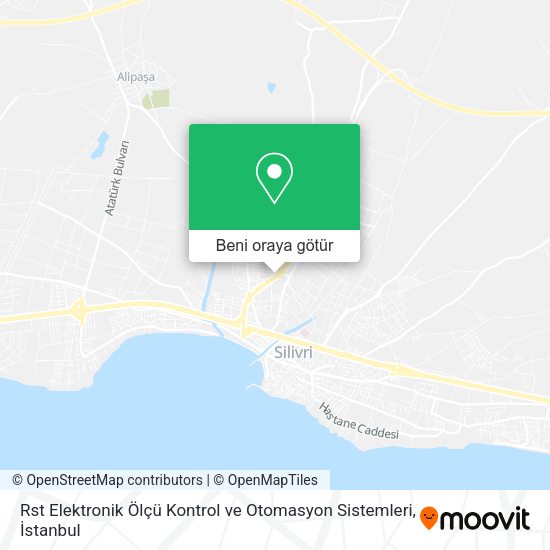 Rst Elektronik Ölçü Kontrol ve Otomasyon Sistemleri harita
