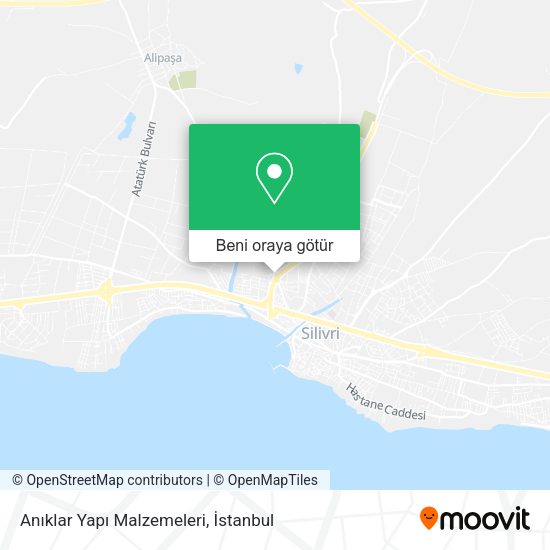 Anıklar Yapı Malzemeleri harita
