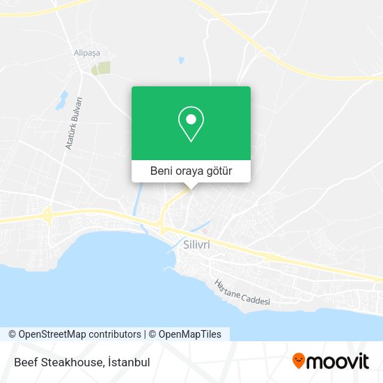 Beef Steakhouse harita