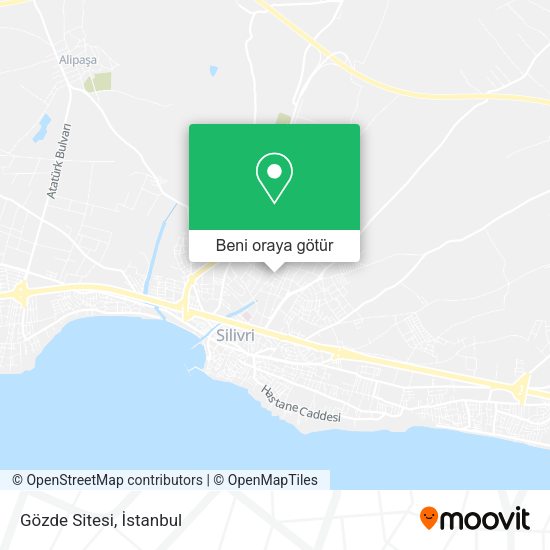 Gözde Sitesi harita